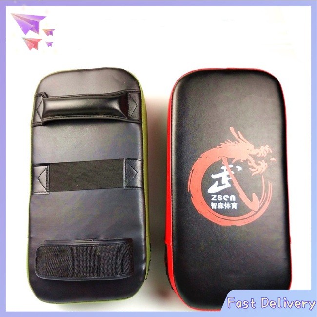 จัดส่ง 1 วัน! Kick Boxing Pad Punching Bag Foot Target Mitt MMA Sparring Muay Thai Boxing Training Gear Punching
