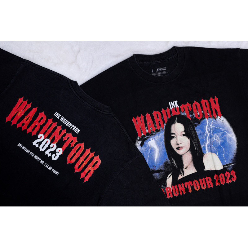 😇😇 เสื้อมือ1 Ink waruntorn อิ้งค์ วรันธร ล่าสุด (M-XL)ฟรี สติ๊กเกอร์ inksyland 1ชุดมี 10ชิ้น