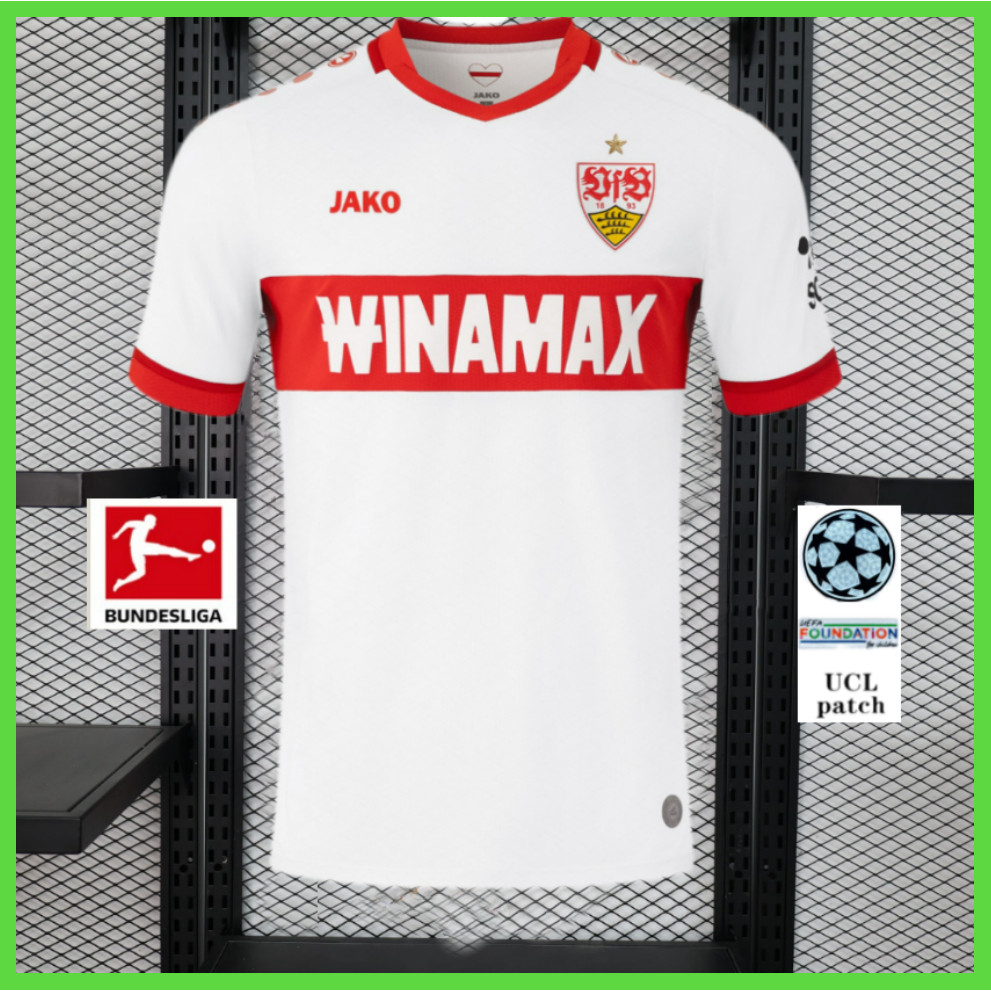 The Stuttgart 2024-25 เสื้อเหย้าเสื้อฟุตบอลชาย