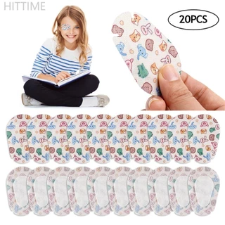 Hittime 20PCS รูปแบบการ์ตูน Soft Amblyopia การฝึกอบรม Eyeshade หน้ากากเด็ก Orthoptic Corrected Eye แพทช์ Q1S3
