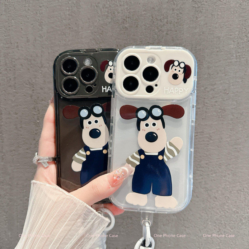 เข้ากันได้กับ iPhone 16 Pro Max iPhone 15 iPhone 13 iPhone 11 เคสโทรศัพท์นุ่มน่ารัก HZJ009