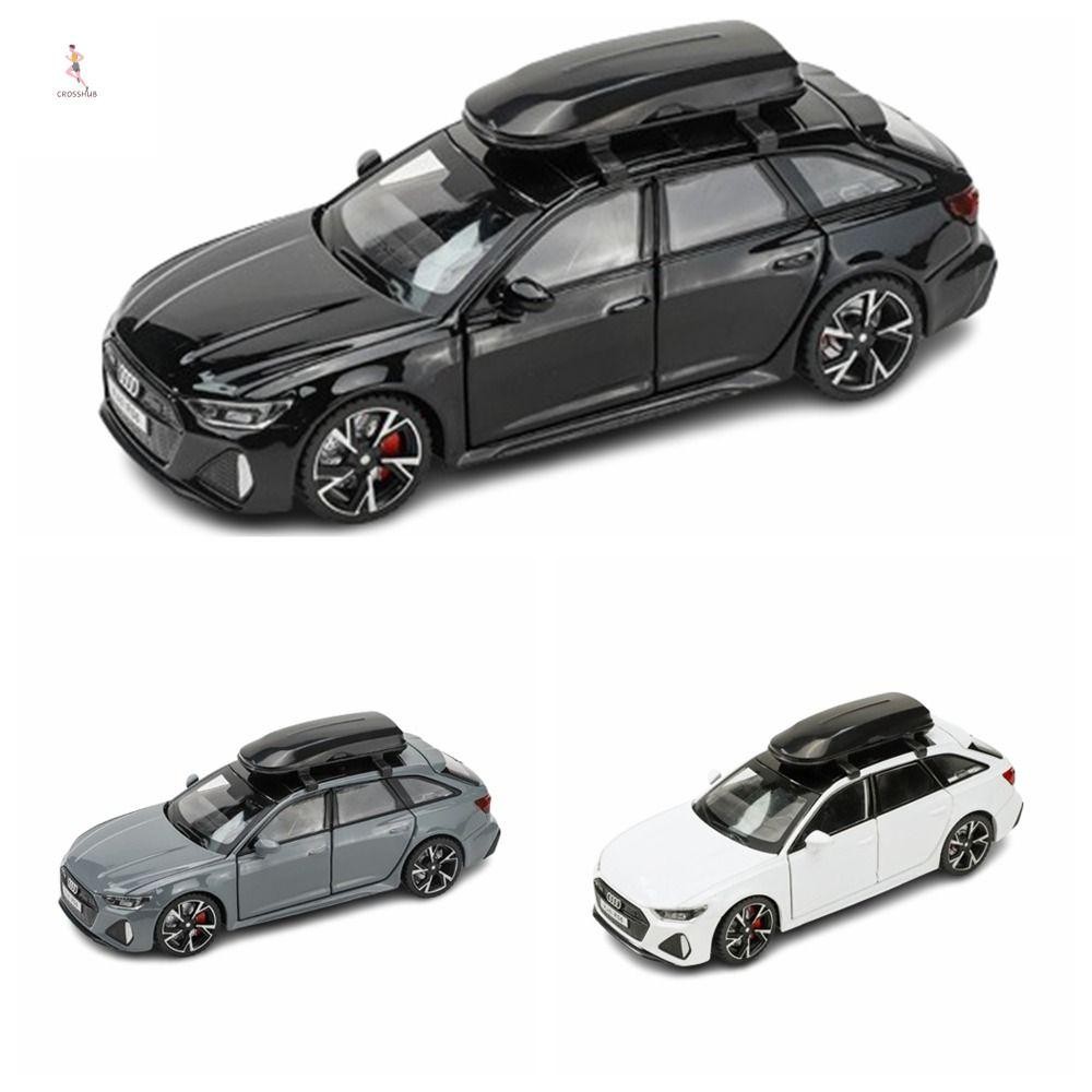 Cross Audi RS6 รถของเล่น, 1:32 7 ประตูเปิด Audi รถรุ่น,คอลเลกชันรถโลหะผสมDiecastจําลอง Audi RS6 ดึงกลับรถของเล่นเด็ก