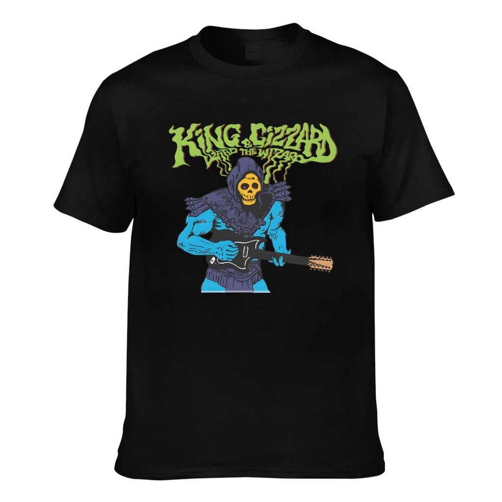 เสื้อยืดแฟชั่นพิมพ์ลาย Gizzard The Lizard Mens Cotton Tee