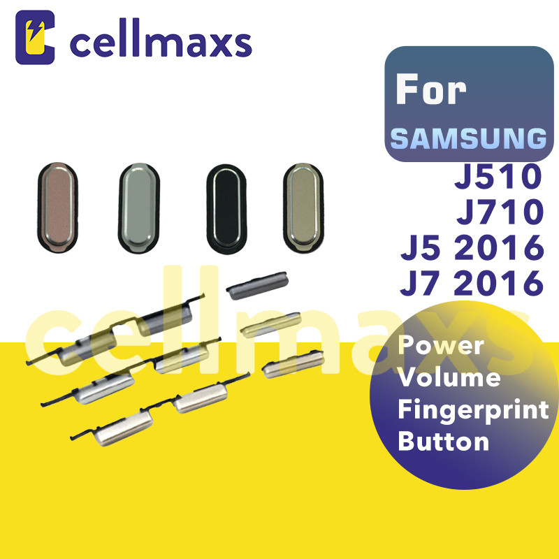 สําหรับ SAMSUNG Galaxy J5 2016 J7 2016 J510 J710 ปุ่มลายนิ้วมือปุ่มบ้าน SM-J510 SM-J710
