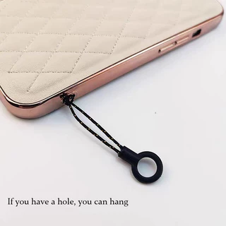 [COD] สายคล้องข้อมือ Phone lanyard โทรศัพท์มือถือพลาสติกแหวนเล็กแหวนโทรศัพท์มือถือห่วงโซ่นิ้วเชือกเส้นเล็กแหวน