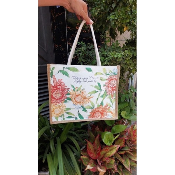 ถุงกกดอกไม้สุดน่ารัก - HKM Unilever 32X26X12cm