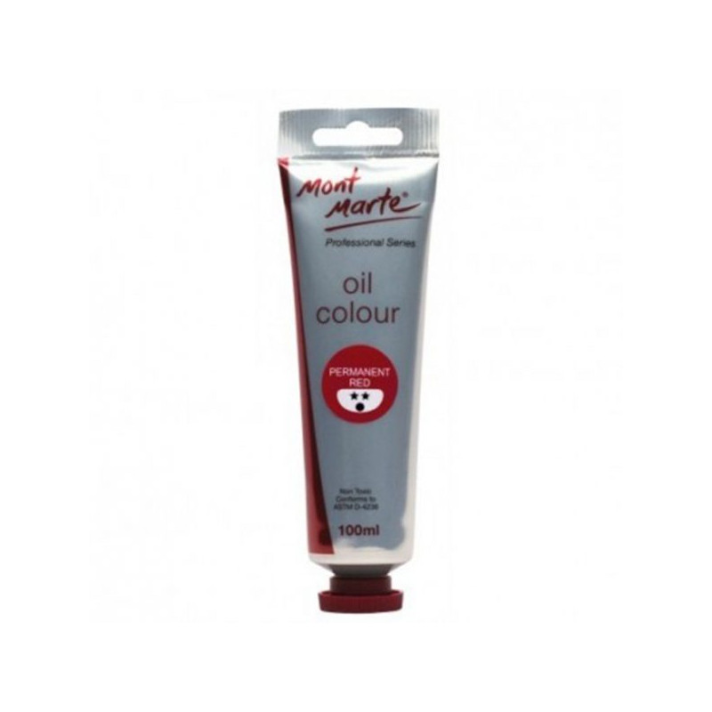 Montmarte สีน้ำมัน 100 มล. - Permanent Red
