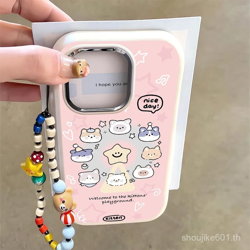 รองพื้นชิงช้าสวรรค์สัตว์เหมาะสำหรับแอปเปิ้ล12เคสมือถือ14/15/11อ้วนดัน iphone13pro กรอบโลหะ7