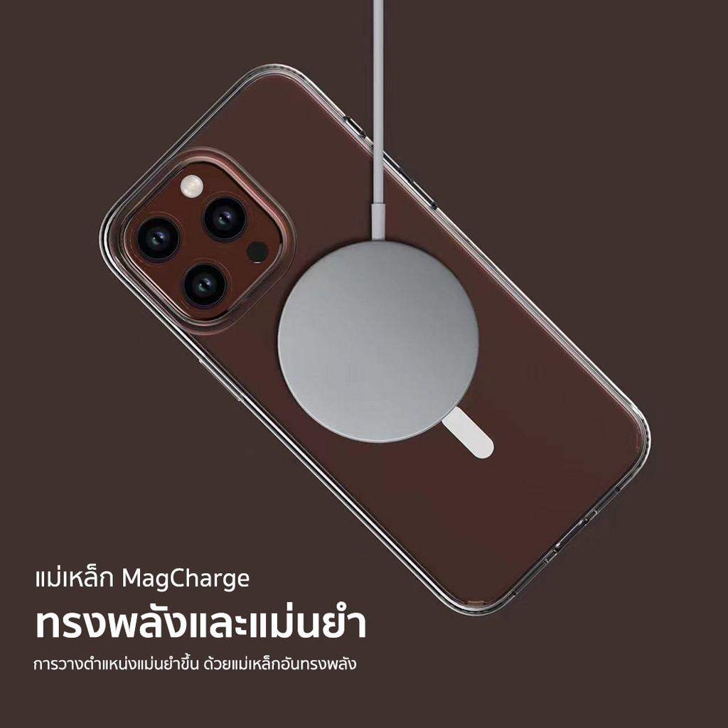 [299บ.สุดคุ้ม] Orsen by Eloop CASE1 / CASE2 เคสแม่เหล็ก Magnetic Case เคสใส Phone 15 ทุกซีรีย์ และ เ