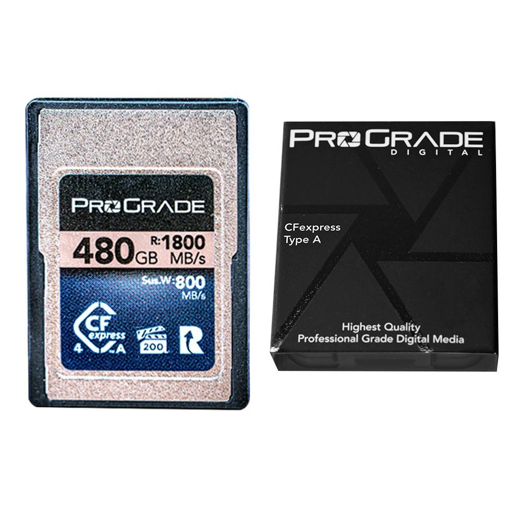ProGrade Digital 480GB CFexpress 4.0 Type A Iridium Memory Card (R:1800MB/s)