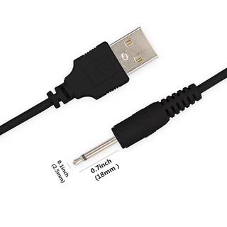 USB DC 2.5 vibrator Charger สายเคเบิลสำหรับของเล่นผู้ใหญ่แบบชาร์จไฟได้เครื่องนวดอุปกรณ์เสริม Universal USB Power Supply