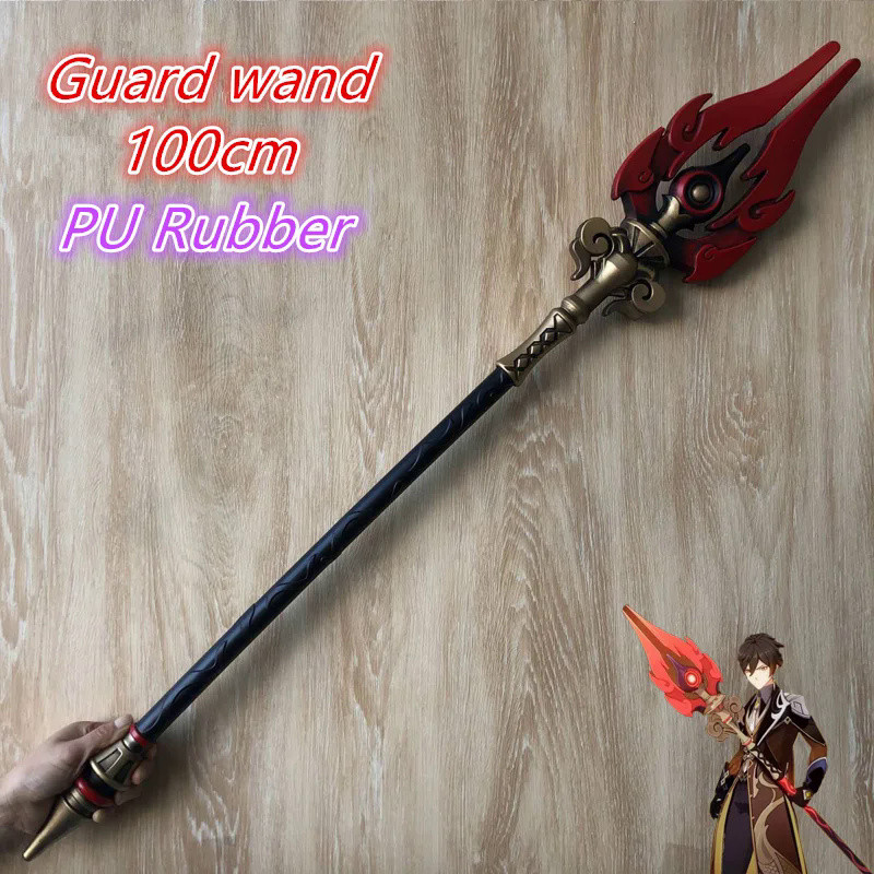 ✅ 1:1 Cosplay Fire God Sword Game Genshin Impact Project Diluc Sword Sky Sword Weapon Props Safety P