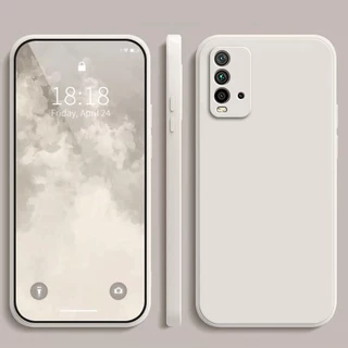 เคส Redmi 9T สีทึบ Redmi 9T เคสซิลิโคนป้องกันการตกสีธรรมดาเรียบง่าย YT