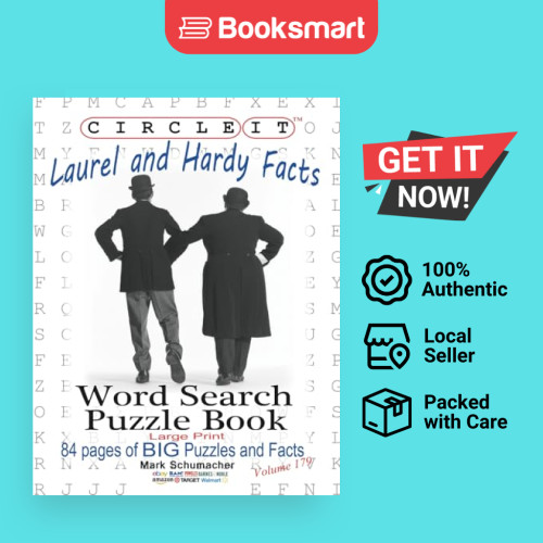 Circle It Laurel And Hardy Facts Word Search Puzzle Book - หนังสือปกอ่อน - อังกฤษ - 9781945512520