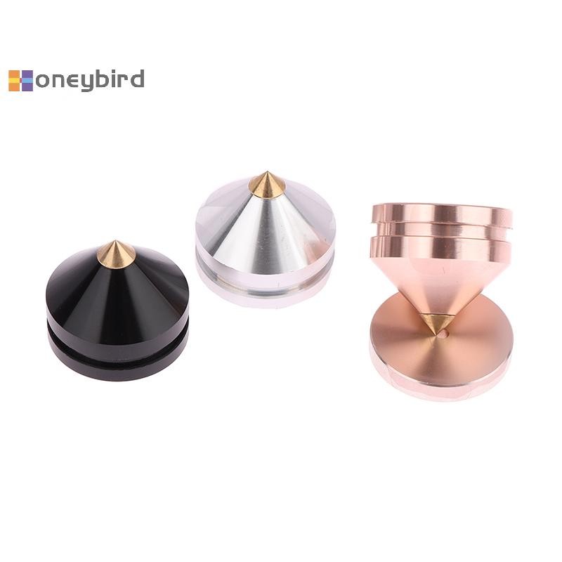 Honeybird 1 ชุดลําโพงลําโพง Spikes ขาตั้งฟุตลําโพงเสียงอะไหล่ซ่อม Turntable Stand โช้คอัพ Pin Nails และ Pads Nice