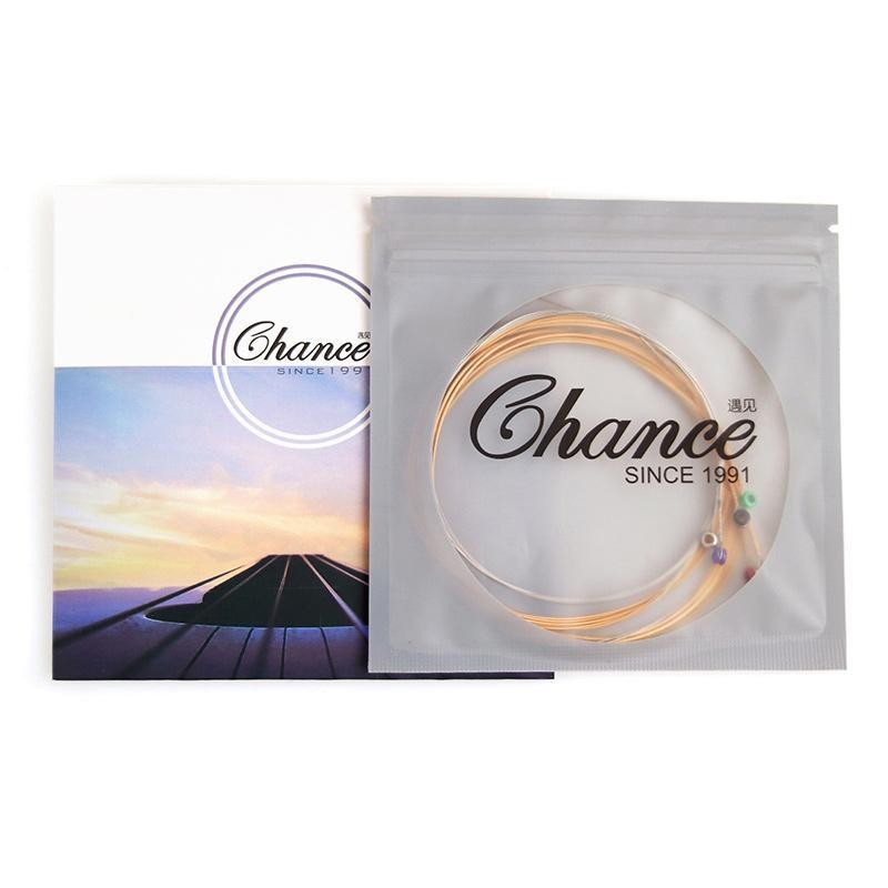 🍀 Encountering Chance Folk Guitar String Set: 1 set of phosphor copper, 1 set of 6 pieces
