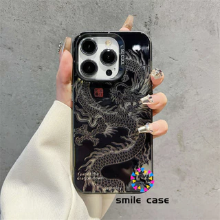 เจ๋งมากโทเท็มมังกร เคสไอโฟน กันกระแทก สําหรับ เคสไอโฟน11 เคส IPhone11 12 13 14 15 PRO MAX XR XS MAX 6 7 6S 8 CYK144