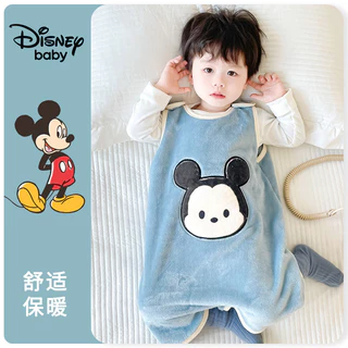 พร้อมสต็อก ใหม่สไตล์ฤดูใบไม้ร่วงฤดูหนาวเด็กเสื้อกั๊กสไตล์ ท้อง ป้องกันเสื้อผ้าบ้านอบอุ่นฤดูหนาวที่อบอุ่นเตะ-การพิสูจน์ ชุดนอนเด็กสักหลาดแขนกุดหนึ่ง