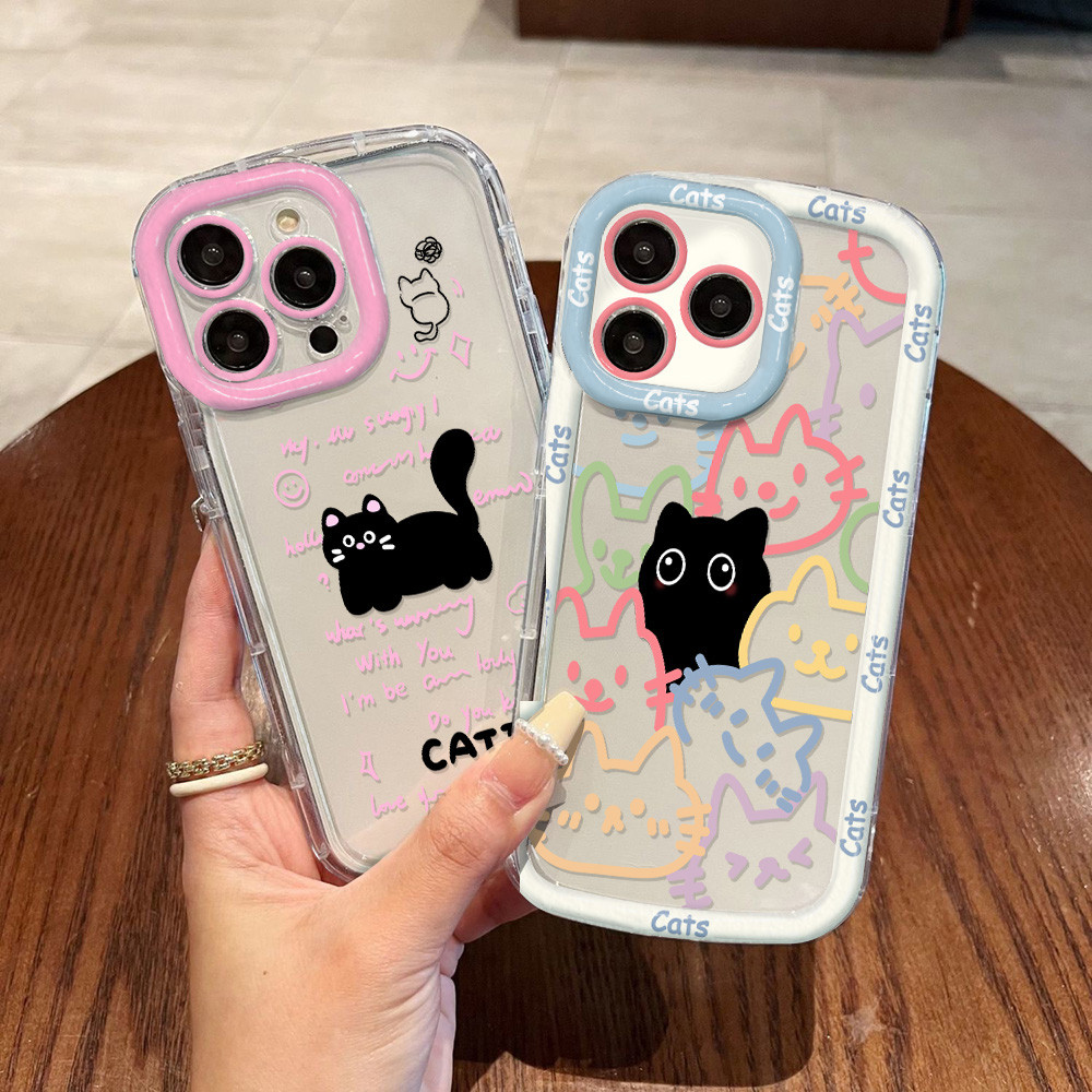 เคสทรศัพท์ For iPhone 15 Pro 11 12 13 15 14 Pro Max 7 Plus 8 Plus 6s SE 2020 2022 เคสใสไอโฟน เคสโทรศัพท์ซิลิโคนกันกระแทก