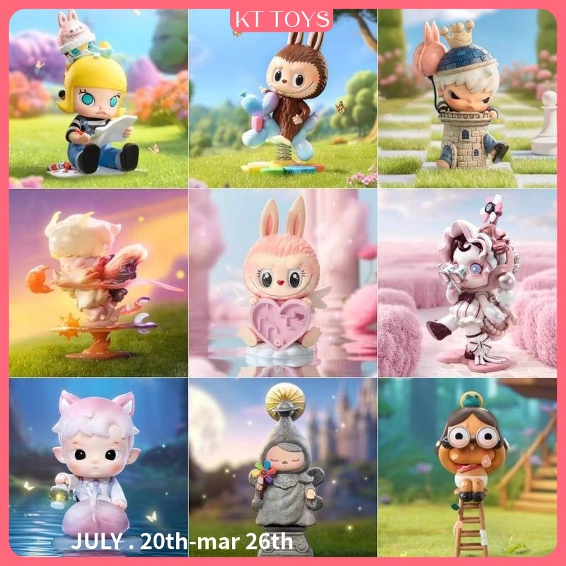 Popmart City Paradise รุ่นที่สองกำลังมองหา mokko Series Mystery BOX popmart เครื่องประดับของขวัญทำมือ