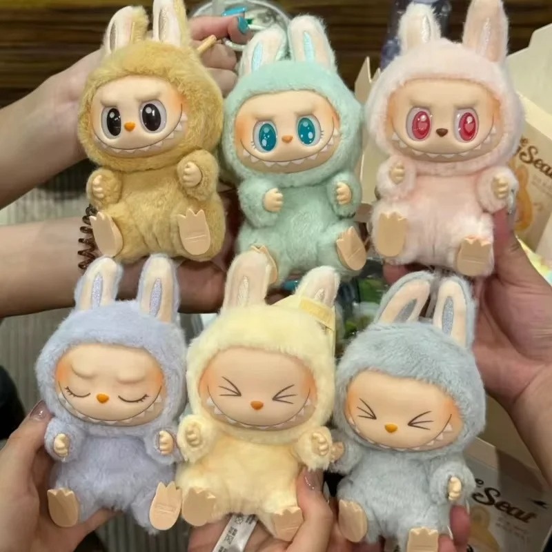 ขายร้อน Labubu นั่ง Party 2nd กล่องตาบอดการ์ตูนน่ารักอะนิเมะ Action รุ่นเดสก์ท็อปตกแต่งคริสต์มาสของขวัญ
