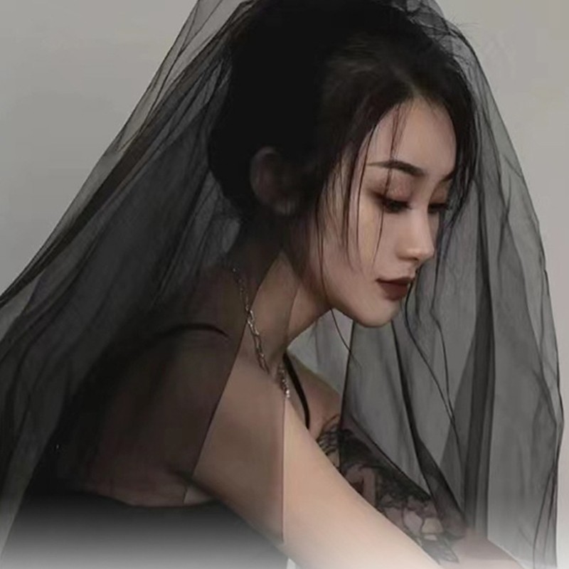 WIT Stage Performances Veil โปร่งใสประณีต Veil Multifunctional Veil Wedding Headpiece พร้อมหวีสําหรั
