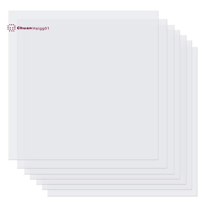 10 ชิ้น 7Mil แผ่นลายฉลุเปล่า, 12 X 12 นิ้ว Mylar Template วัสดุลายฉลุสําหรับ & Silhouette เครื่อง