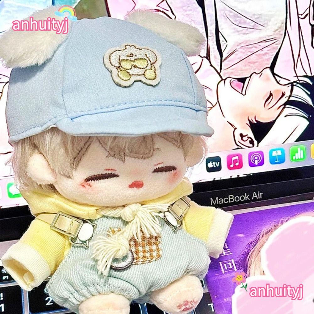 อันฮุยตี้จ เสื้อผ้าตุ๊กตาผ้าฝ้าย 10 ซม., เสื้อกันหนาวตุ๊กตานุ่มชุดตุ๊กตาลําลอง, อุปกรณ์ตุ๊กตาทํามือผ้าฝ้ายหลวมผ้าฝ้าย