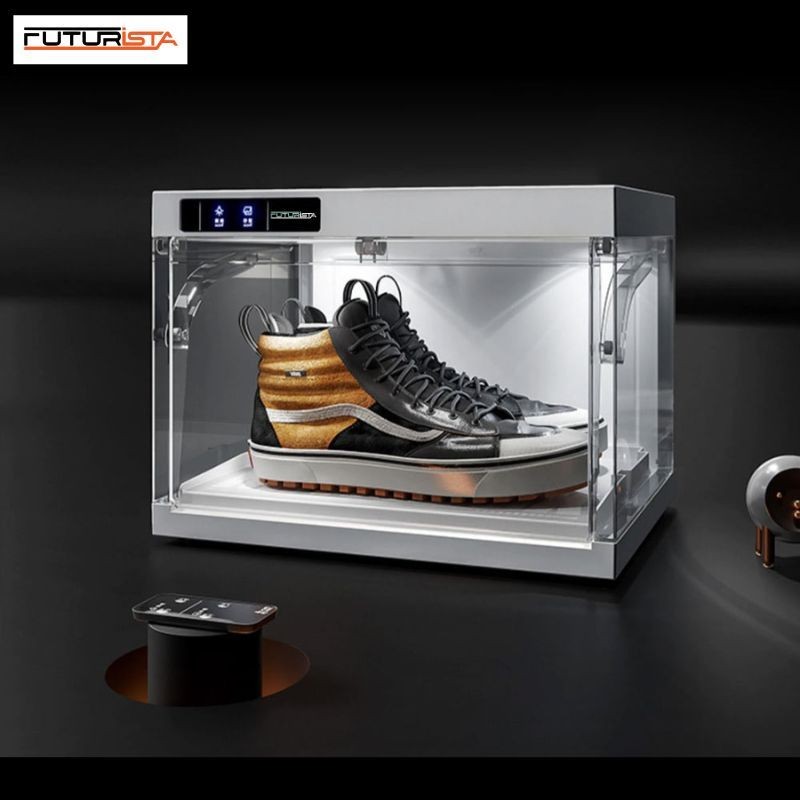กล่องโชว์ ตู้โชว์รองเท้า กระเป๋าแบรนด์เนม โชว์ฟิกเกอร์โมเดล เปิด-ปิดอัตโนมัติ โดยรีโมท มีไฟ LED