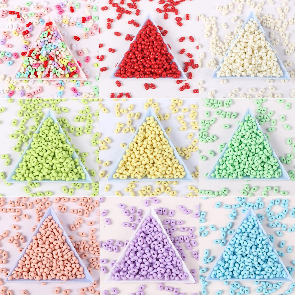 10g 4x6mm อะคริลิคสีทึบเมล็ดลูกปัดถั่วลิสง Multicolor หลวม Spacer ลูกปัด DIY สร้อยคอสร้อยข้อมือเครื่องประดับผลการค้นหาเย็บผ้า
