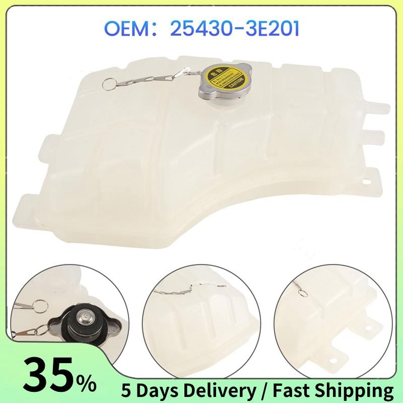25430-3e201 รถ Coolant Reservoir ถังพร้อมฝาปิดสําหรับ Kia Sorento 3.5L 2003-2006 อะไหล่อุปกรณ์เสริม 
