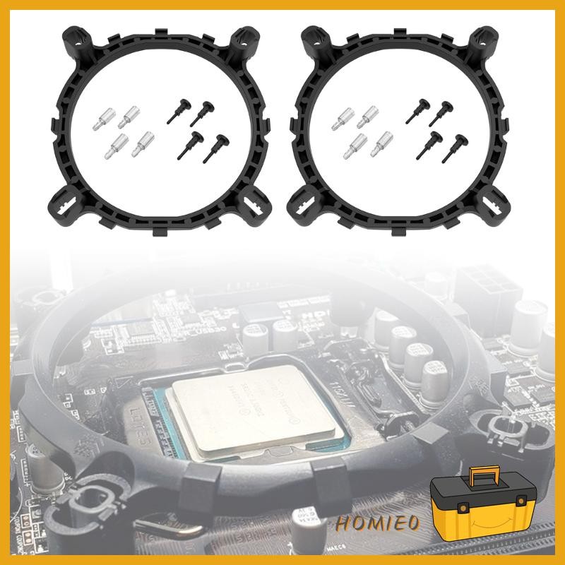 Homie0 ขายึดพัดลม CPU สําหรับ Intel12th 775 1156 1155 1150 1200 115X เมนบอร์ด-ฐานชั้นวาง