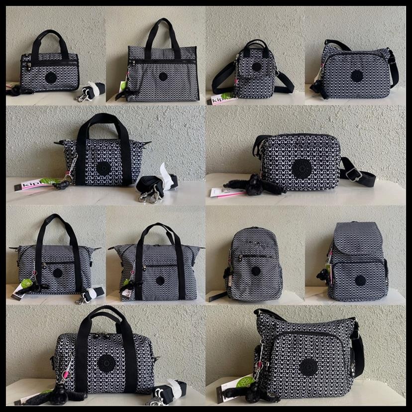 Black White Printing Series Female Bag Messenger Bag กระเป๋าสะพายแฟชั่น 222