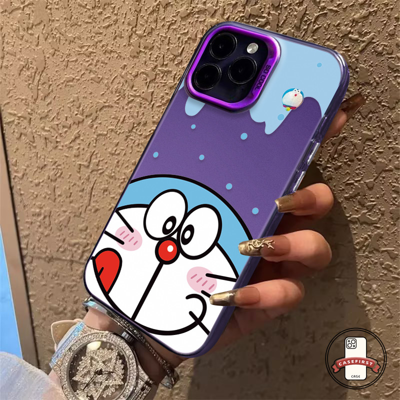 การ์ตูนตลกโดราเอมอนคู่รักแสนอ่อนโยน เคส Redmi 10A 12 13C 13 9C 9T 12C Note 13 10s 11s 11 12 Pro Max Mi 11 12 Lite - รูปที่ 2