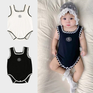 เด็กสาวromperเสื้อผ้าฤดูร้อนแขนกุดjumpsuitsเด็กสาวดอกไม้บอดี…