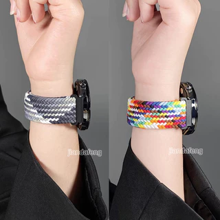 ทอแม่เหล็กสายคล้องคอสายรัดข้อมือไนลอนสําหรับนาฬิกา Huawei GT6 GT5 GT4 46 มม.41 มม.GT5 Pro 42 มม.GT3 Pro 46 มม.นาฬิกา 4 Pro