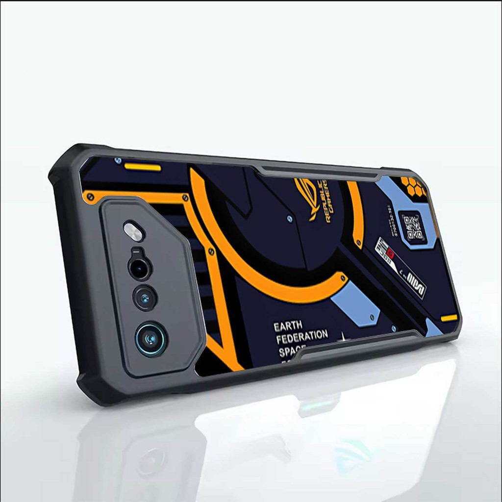 เคสโทรศัพท์สําหรับ ASUS ROG โทรศัพท์ 2 II 3 III 5 5s 6 6D 7 8 9 Pro Ultimate FE Strix อะคริลิคป้องกัน ultrathin ฝาครอบถุงลมนิรภัยกันชนกรณี 7