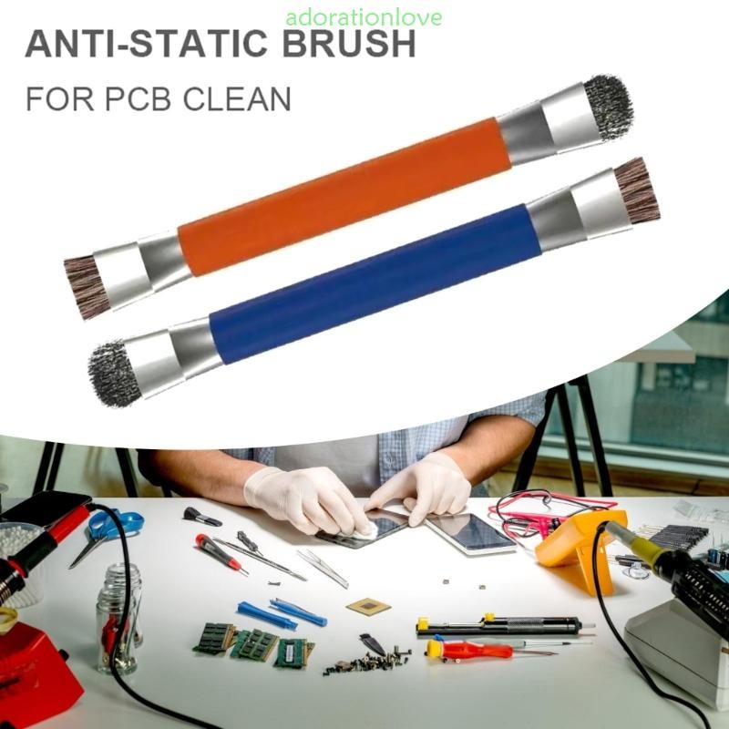 Ador Anti Static Brush ESD แปรงกําจัดฝุ่นที่ปลอดภัยสําหรับการทําความสะอาดวงจรที่มีประสิทธิภาพ