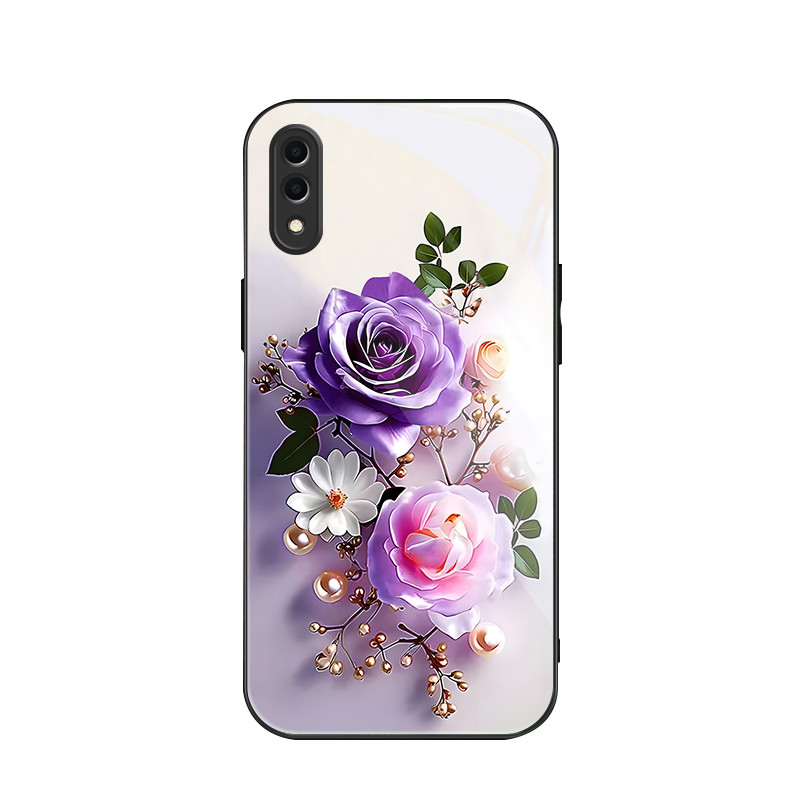 สําหรับ Samsung Galaxy A02/ Samsung M02 , สองดอกไม้, บุคลิกภาพอินเทรนด์, เคสป้องกันโทรศัพท์ป้องกันกา