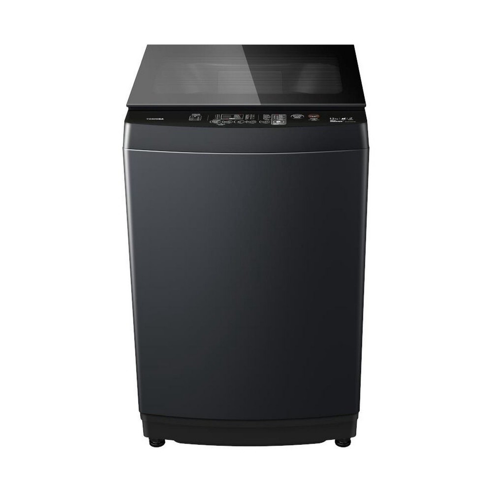Lookpat_Mall TOSHIBA เครื่องซักผ้าอัตโนมัติ 12กก. รุ่น AW-DUK1300LT(MK) สีเทา ยอดขายอันดับหนึ่ง