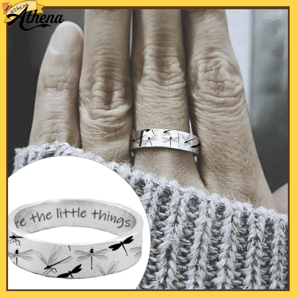 Lady Finger Ring แบบVintage.Simple.Dragonfly พิมพ์Knuckle สำหรับเป็นของขวัญ