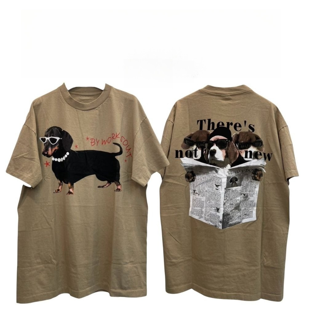 BOOM เสื้อยืดผ้าฟอก Unisex Cotton งานใหม่ ทำเก่า ผ้าฟอกเฟดนุ่มไร้ตะเข็บข้าง สกรีน หน้าหลัง