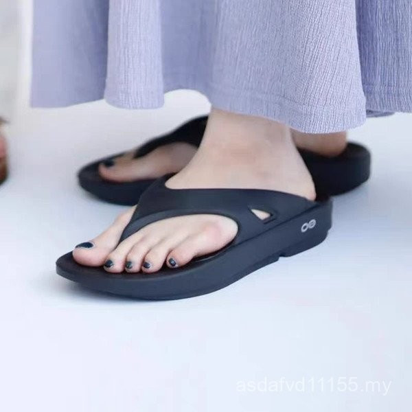 Clogs รองเท้า OOFOS รองเท้าแตะหนา Soled Shit-Stepping รู้สึกผู้ชายผู้หญิงหลังจากการออกกําลังกาย Reco