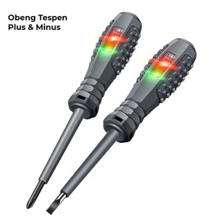 FIXTEC Alat Cek kelistrikan Obeng Tespen Tes Pen Plus/Minus - 6765