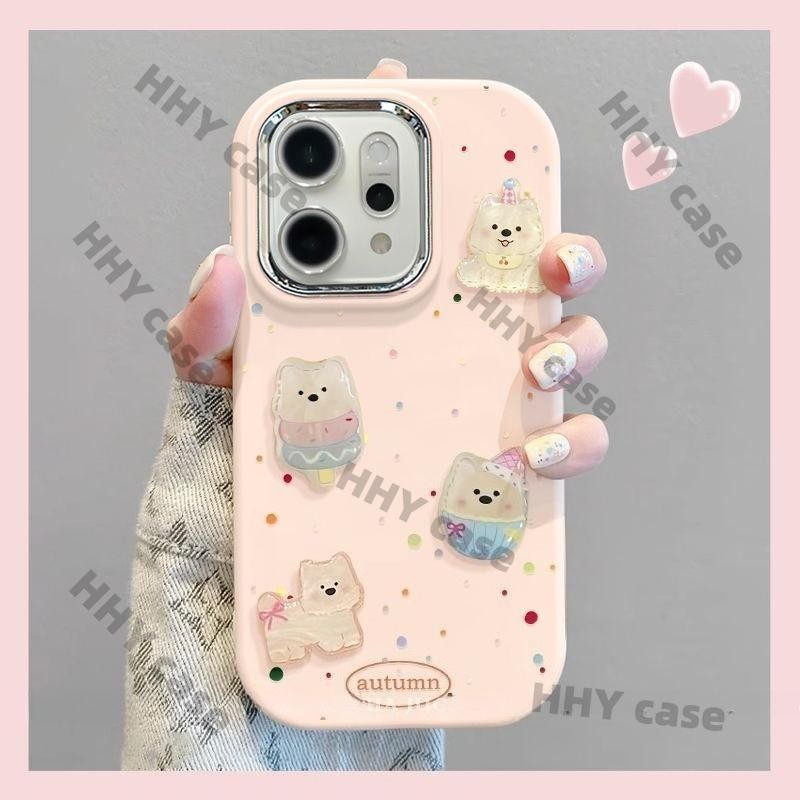 เคส OPPO Reno 14 13 5G เคส OPPO Reno 14 13 Pro 5G เคส กรณีสี่ลูกสุนัขสุนัขโทรศัพท์มือถือแฟชั่นใหม่High-end Soft Shell Creative Niche HHYกรณี