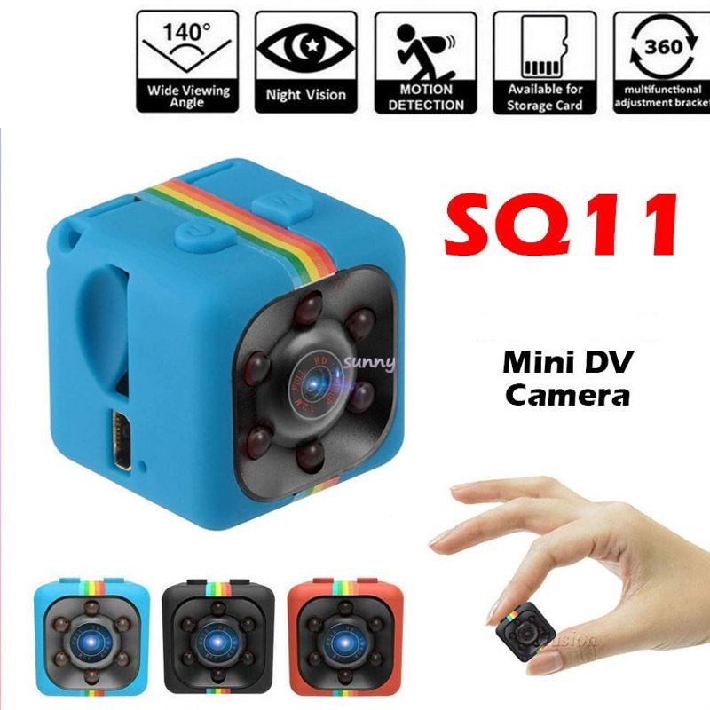 SQ11 Mini กล้อง 960P เซ็นเซอร์ Cam ขนาดเล็ก Night Vision กล้องวิดีโอ Micro DVR DV เครื่องบันทึกกล้อง