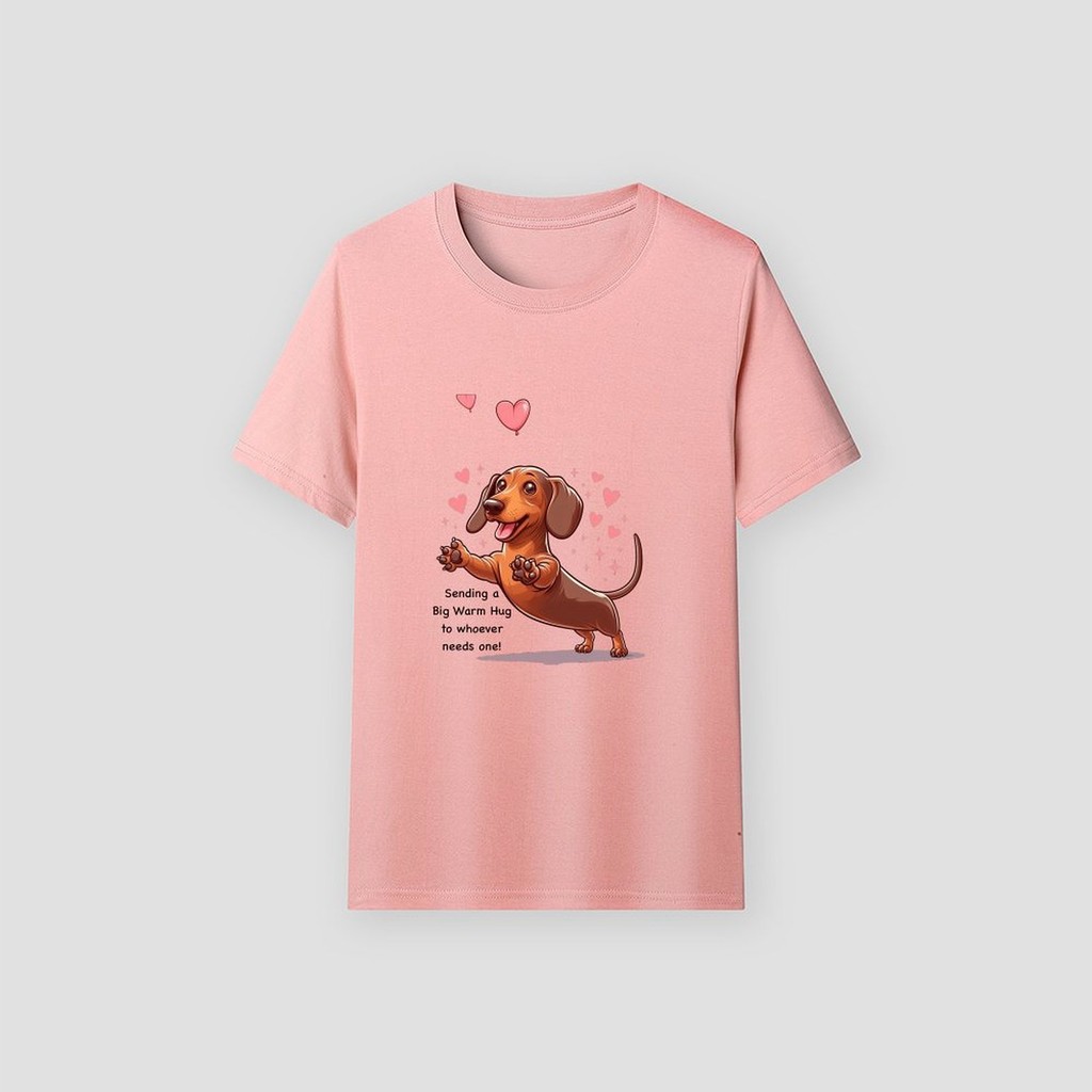 [OLO] ฤดูร้อนผู้หญิงบางรอบคอหลวมสบายๆแขนสั้นเสื้อยืด