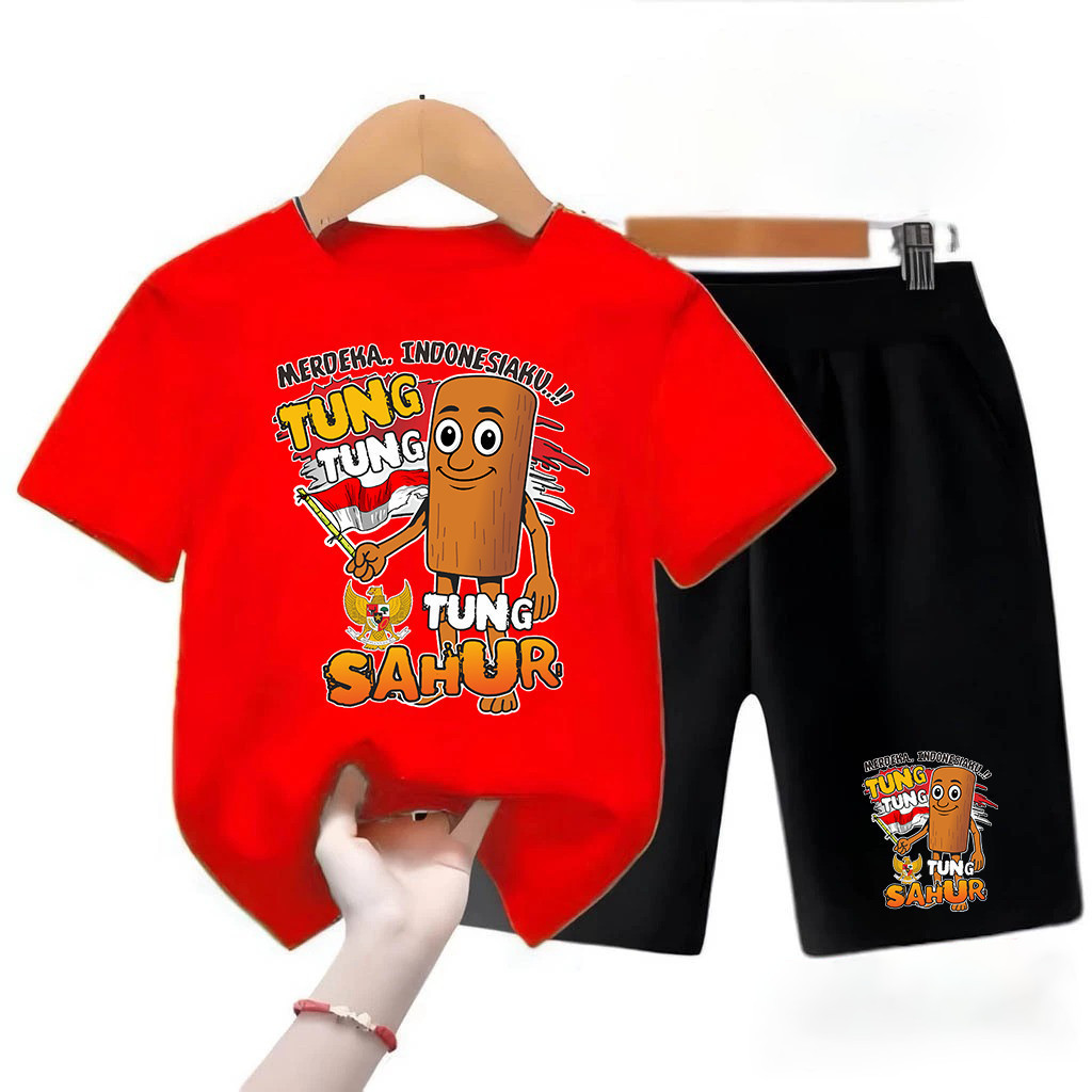 CHILDRENS SUITS AUGUST 17, ANOMALI และ TUNG SAHUR รุ่น UNISEX / BOYS AND GIRLS เสื้อผ้า AUGUST 17 / 