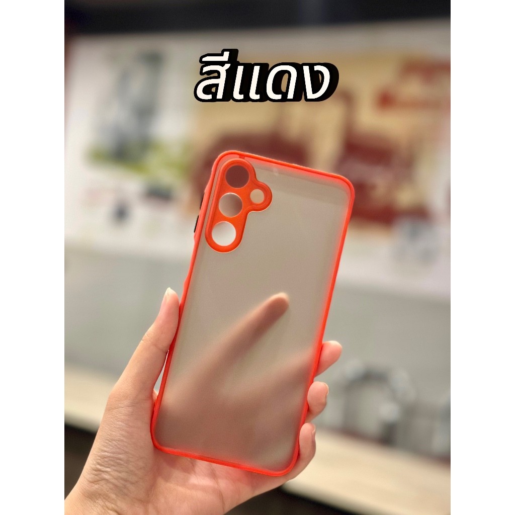 เคสขอบสี หลังขุ่น กันกล้อง รุ่น IPHONE  i6Plus i7 i8 i7Plus i8Plus iSE iX iXS iXR