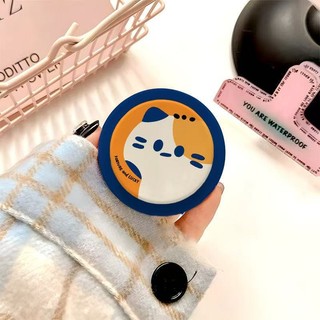 Stitching สีแมวรูปแบบขาตั้งโทรศัพท์เหมาะสําหรับIphone 16 pro max 12 13 14 15 ที่วางโทรศัพท์มาใหม่ที่วางโทรศัพท์